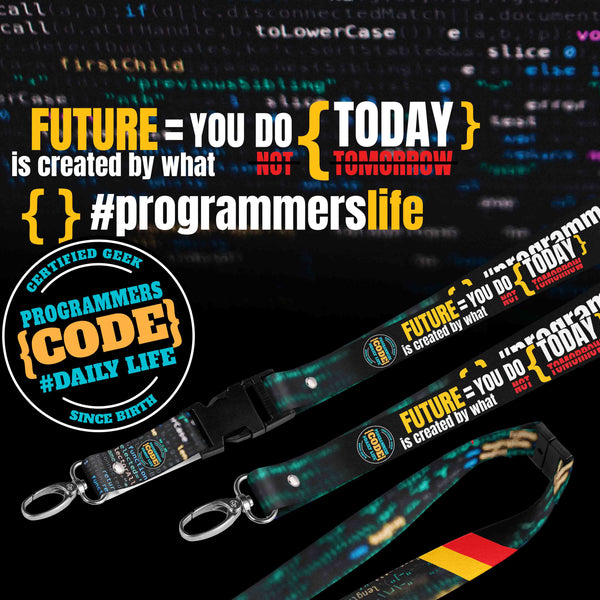 Programmers Life | Computer | Software Developer Lanyard