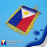 Philippine Flag Car Badge