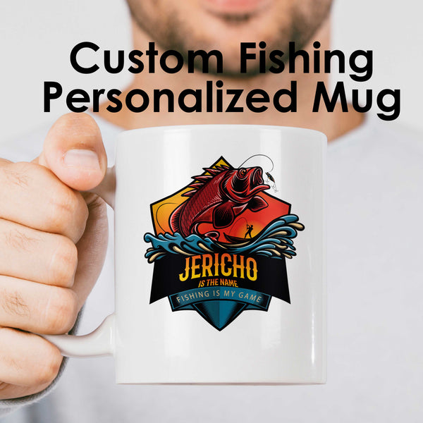 Custom Personalized Fishing Mug 11oz