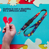 Autism Awareness Lanyard
